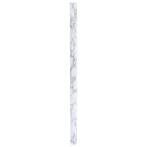 Selvklæbende folie til møbler 90x500 cm PVC marmorhvid