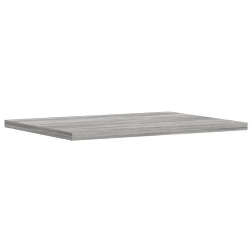 Væghylder 4 stk. 40x30x1,5 cm konstrueret træ grå sonoma-eg