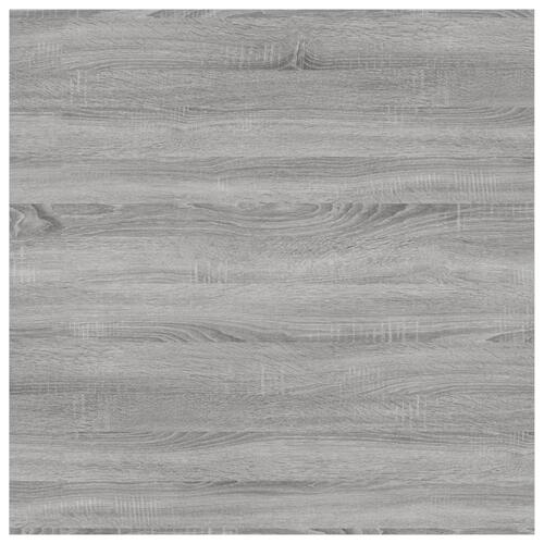 Væghylder 4 stk. 40x50x1,5 cm konstrueret træ grå sonoma-eg