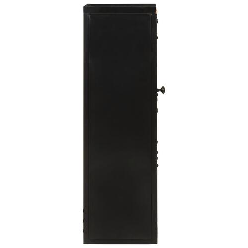 Badeværelsesskab 40x27x90 cm jern og massivt mangotræ