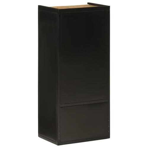 Badeværelsesskab 40x27x90 cm jern og massivt mangotræ