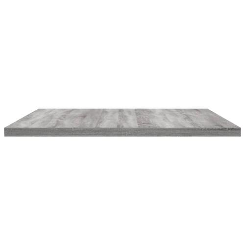 Væghylder 4 stk. 60x40x1,5 cm konstrueret træ grå sonoma-eg