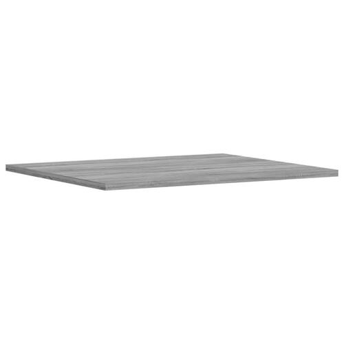 Væghylder 4 stk. 60x50x1,5 cm konstrueret træ grå sonoma-eg