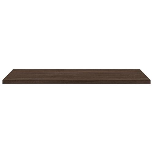 Væghylder 4 stk. 60x40x1,5 cm konstrueret træ brunt egetræ