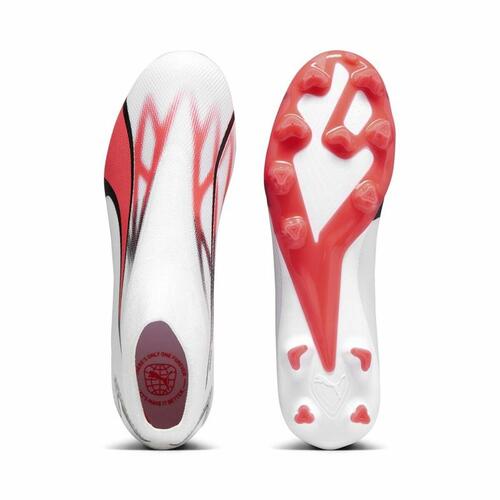 Voksen fodboldstøvler Puma Ultra Match+ Ll Fg/A Hvid Rød