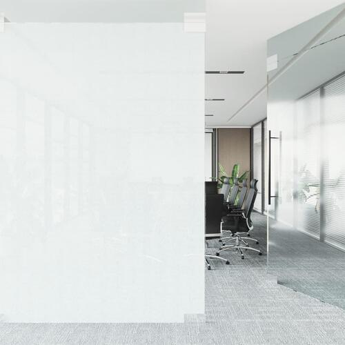 Vinduesfolie 45x2000 cm statisk PVC matteret transparent hvid