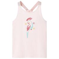 Tanktop til børn str. 140 lyserød