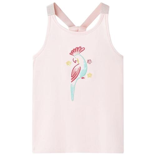 Tanktop til børn str. 140 lyserød