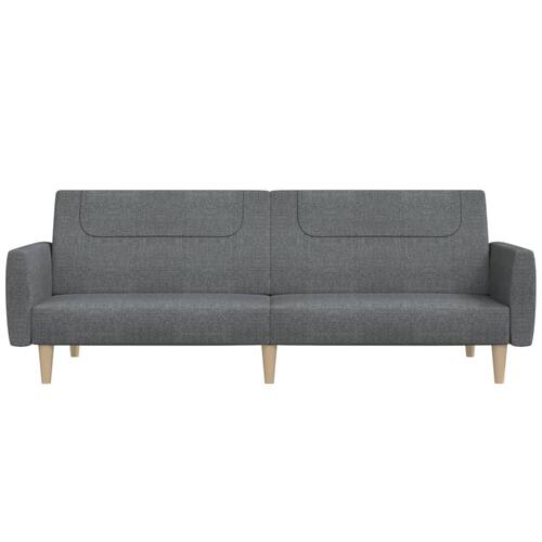 2-personers sovesofa stof lysegrå