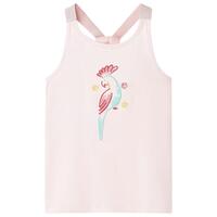 Tanktop til børn str. 104 lyserød