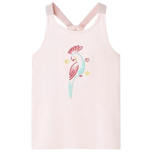 Tanktop til børn str. 104 lyserød