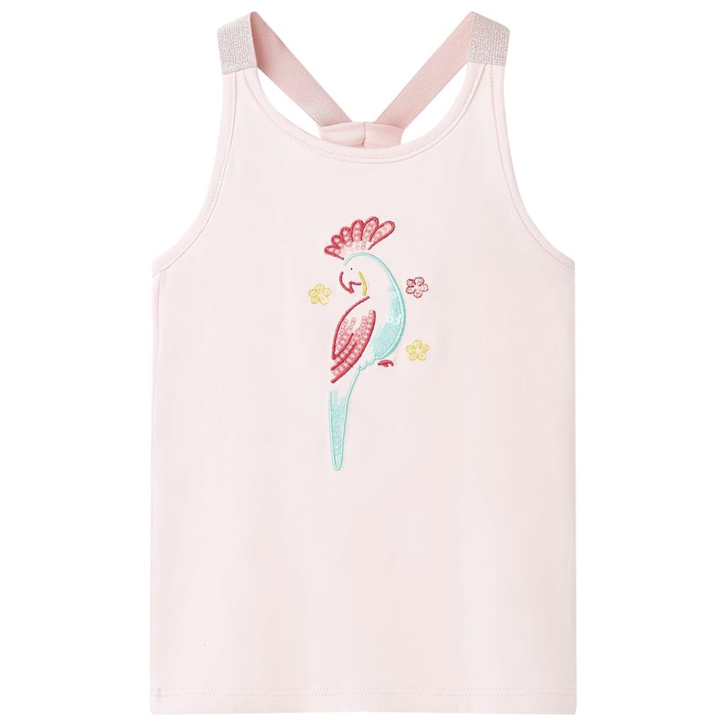 Tanktop til børn str. 104 lyserød