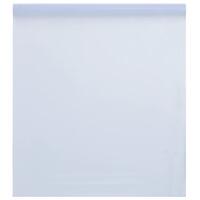 Vinduesfolie 60x1000 cm statisk PVC matteret transparent hvid