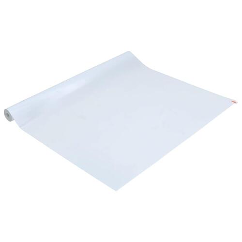 Vinduesfolie 60x1000 cm statisk PVC matteret transparent hvid