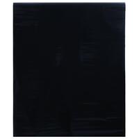 Vinduesfolie 45x1000 cm statisk PVC matteret sort