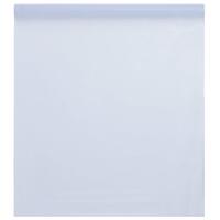 Vinduesfolie 45x1000 cm statisk PVC matteret transparent hvid