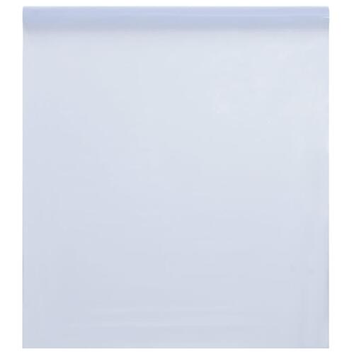 Vinduesfolie 45x1000 cm statisk PVC matteret transparent hvid