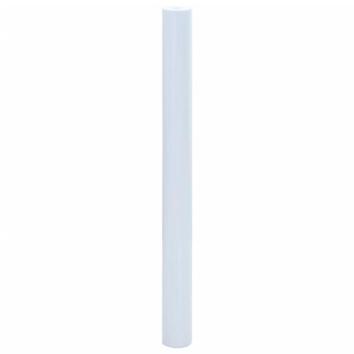 Vinduesfolie 45x1000 cm statisk PVC matteret transparent hvid