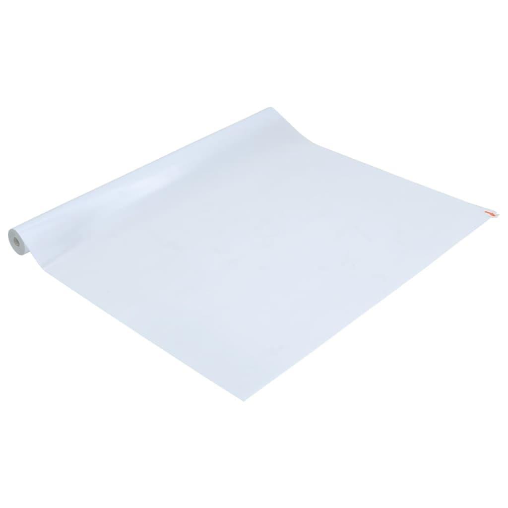 Vinduesfolie 45x1000 cm statisk PVC matteret transparent hvid