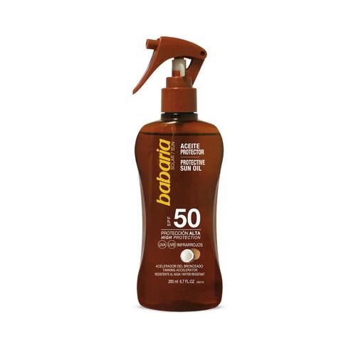Beskyttende Olie Babaria F-50 200 ml Kokos Spray