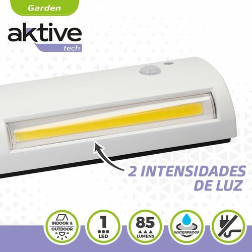 LED Lampe Aktive Væg Udvendig Plastik (12 enheder)