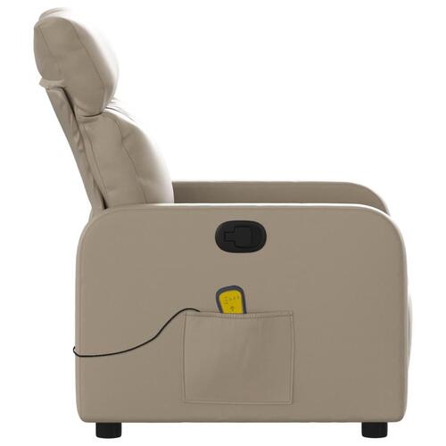 Massagestol kunstlæder cappuccino