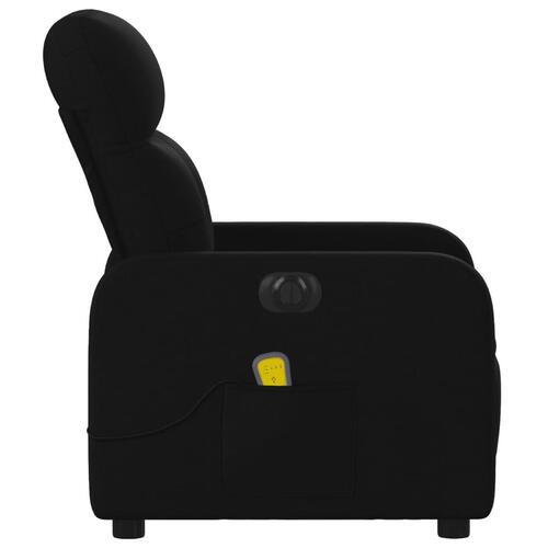 Eldrevet massagestol stof sort