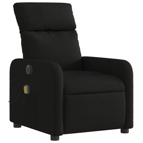 Eldrevet massagestol stof sort