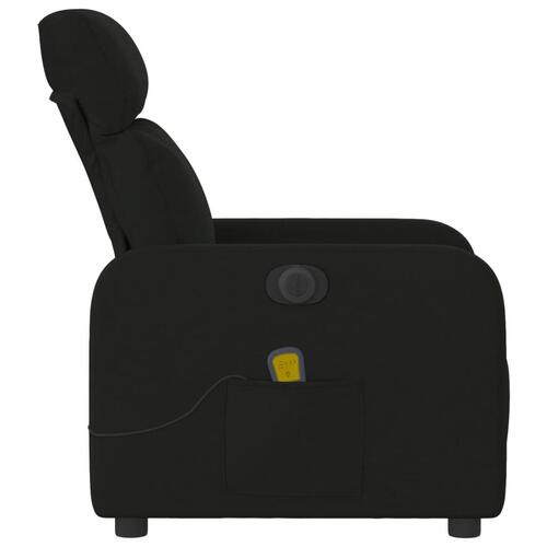 Eldrevet massagestol stof sort