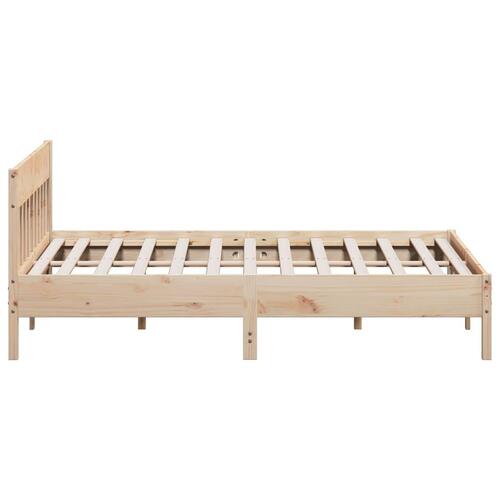 Sengeramme uden madras 180x200 cm massivt fyrretræ