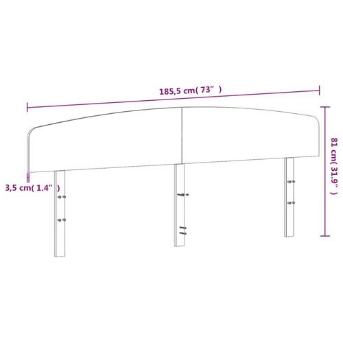 Sengegavl 180 cm massivt fyrretræ