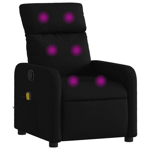 Massagestol stof sort