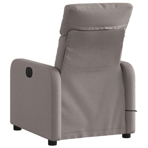 Massagestol stof gråbrun