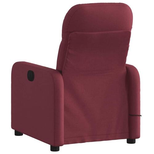 Massagestol stof vinrød