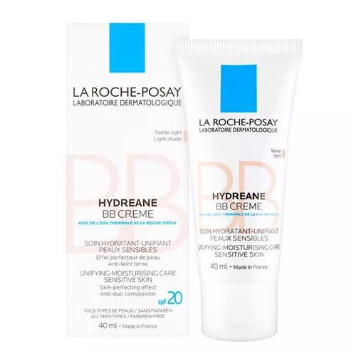 Fugtighedscreme med Farve Hydreane Bb Crème La Roche Posay Spf 20 (40 ml)