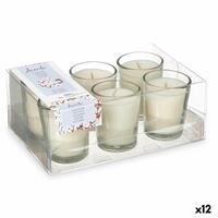 Dufte stearinlyssæt 16 x 6,5 x 11 cm (12 enheder) Glas Bomuld