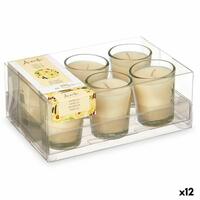 Dufte stearinlyssæt 16 x 6,5 x 11 cm (12 enheder) Glas Vanilje