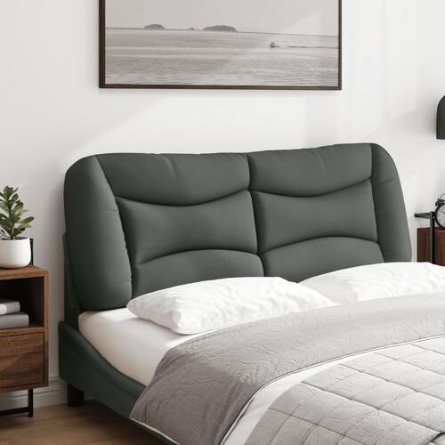 Gavlpude 120 cm stof mørkegrå