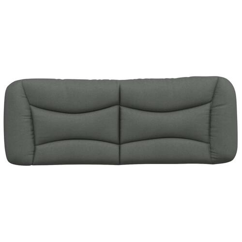 Gavlpude 120 cm stof mørkegrå
