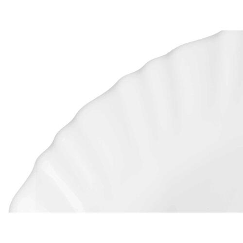 Fad Hvid Glas 34 x 2,5 x 25 cm (18 enheder)