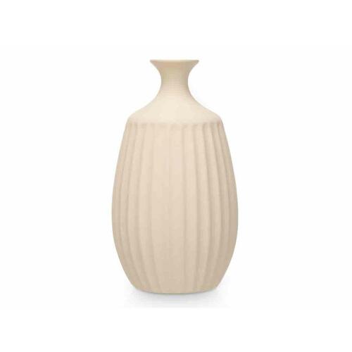 Vase Beige Keramik 21 x 39 x 21 cm (2 enheder) Striber