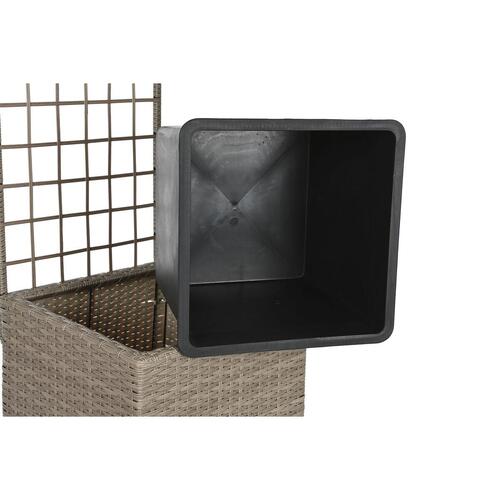 Urtepotte Home ESPRIT polypropylen Rattan 48 x 52 x 114 cm