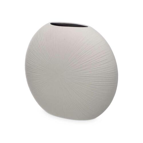 Vase Grå Keramik 36 x 34 x 16 cm (2 enheder) Cirkulær