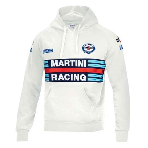 Hættetrøje Sparco Martini Racing S Hvid