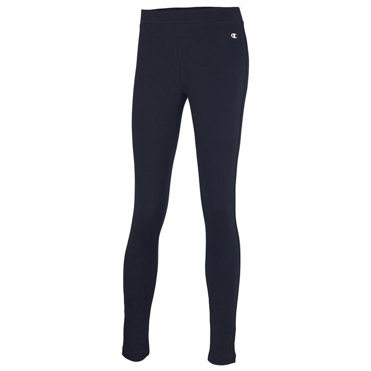 Sport leggings til kvinder Champion C Logo Stretch Mørkeblå XS