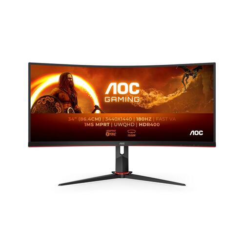 Skærm AOC CU34G2XP/BK 34" 180 Hz