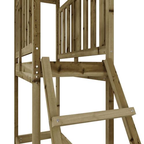 Udendørs legesæt 53x110x214 cm imprægneret fyrretræ
