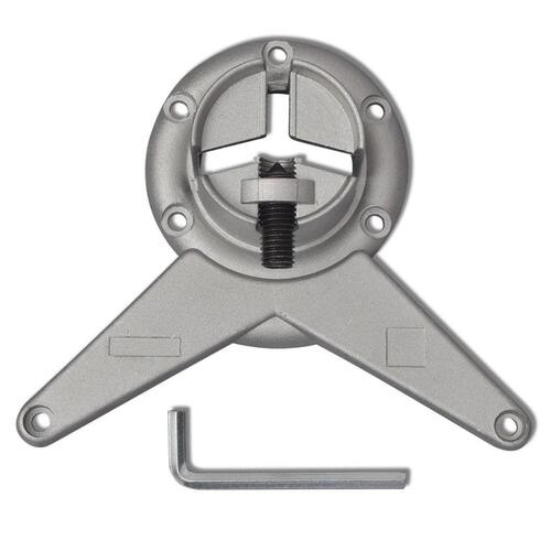 4 bordben, justerbar højde, børstet nikkel, 710 mm