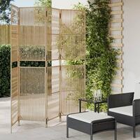 Rumdeler 4 paneler polyrattan beige