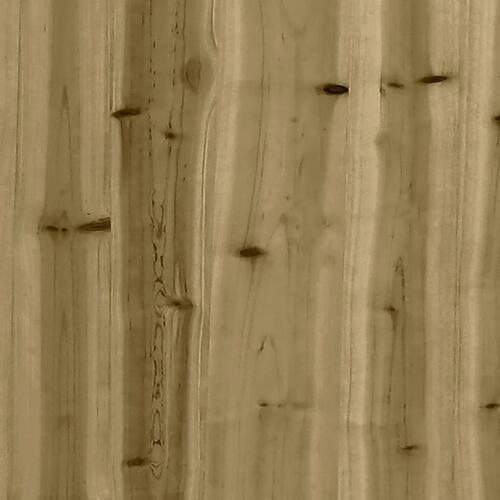 Legetårn 52,5x110,5x214 cm imprægneret fyrretræ